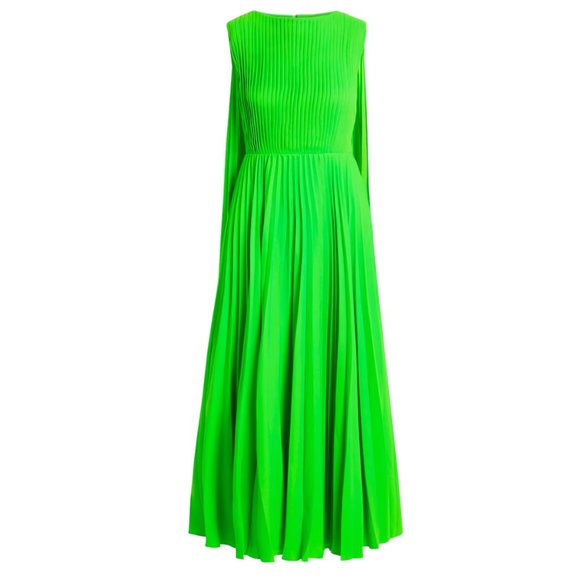 Valentino Garavani Runway pleated caped gown Size 38IT, S/XS US NEW - Picture 13 of 16